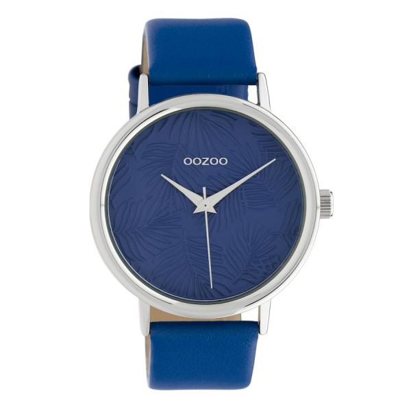 OOZOO Timepieces C10170 Blue Leather Strap