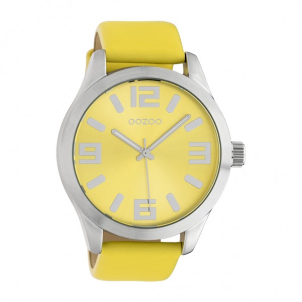 OOZOO Timepieces C10234 Yellow Leather Strap