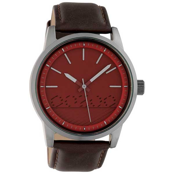 OOZOO Timepieces C10306 Brown Leather Strap
