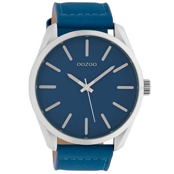 OOZOO Timepieces C10321 Blue Leather Strap