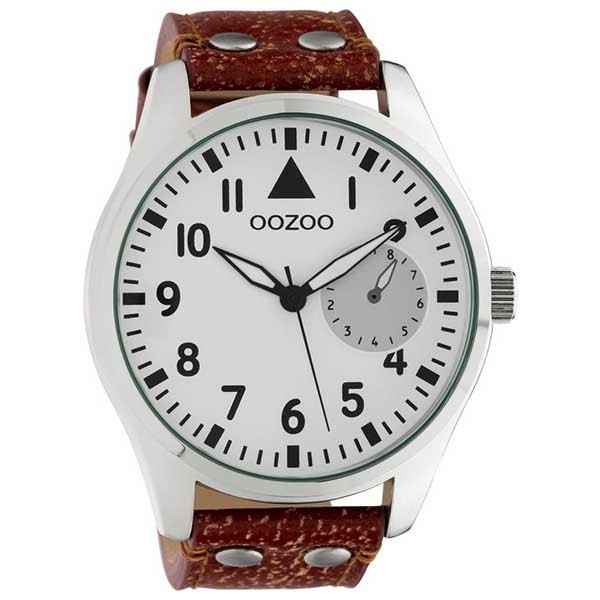 OOZOO Timepieces C10325 Brown Leather Strap