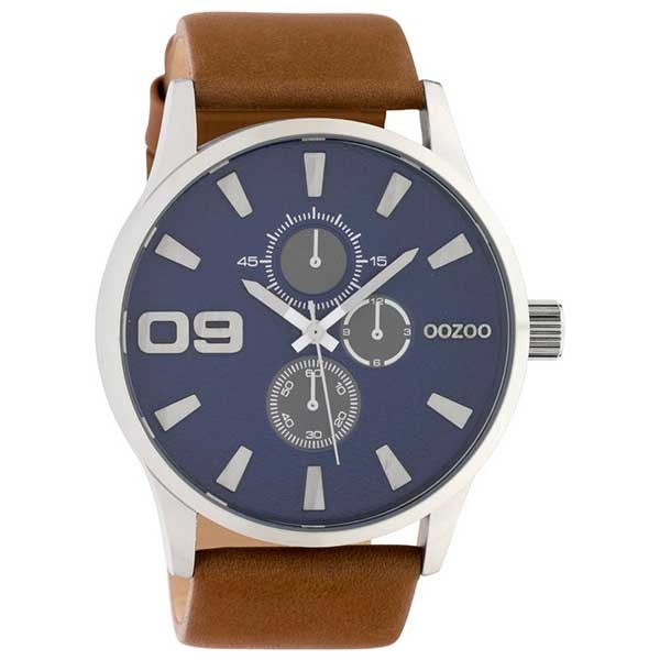 OOZOO Timepieces C10346 Brown Leather Strap