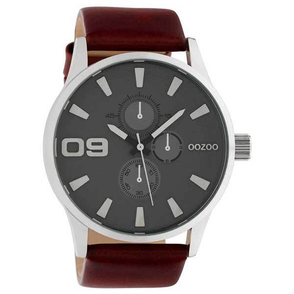 OOZOO Timepieces C10348 Brown Leather Strap