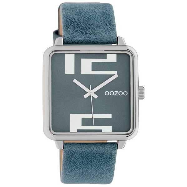 OOZOO Timepieces C10361 Blue Leather Strap