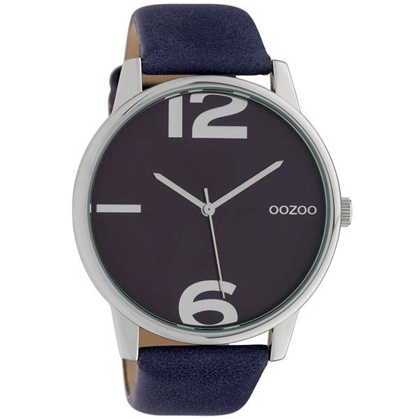OOZOO Timepieces C10372 Blue Leather Strap