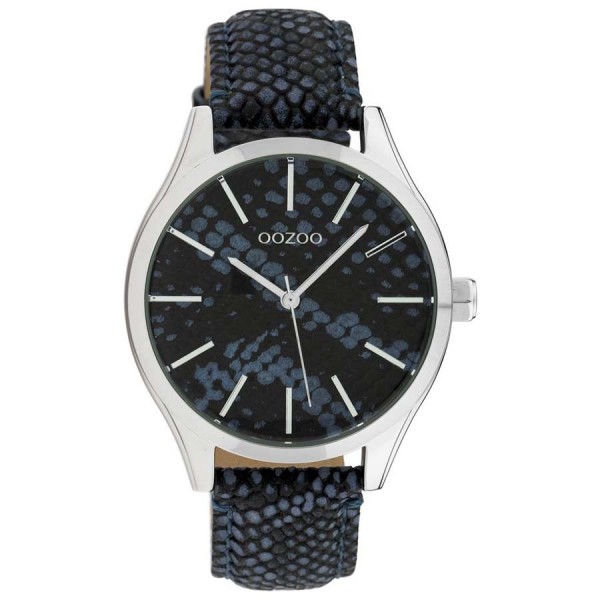OOZOO Timepieces C10434 Animal Print Leather Strap