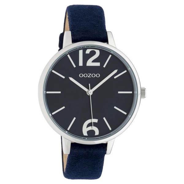 OOZOO Timepieces C10437 Blue Leather Strap