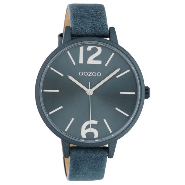 OOZOO Timepieces C10442 Blue Leather Strap