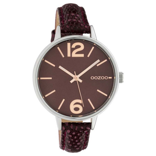 OOZOO Timepieces C10457 Brown Leather Strap