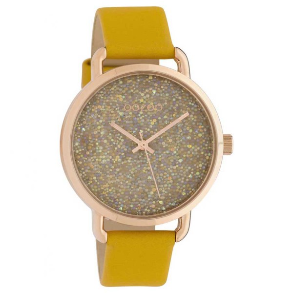 OOZOO Timepieces C10462 Yellow Leather Strap