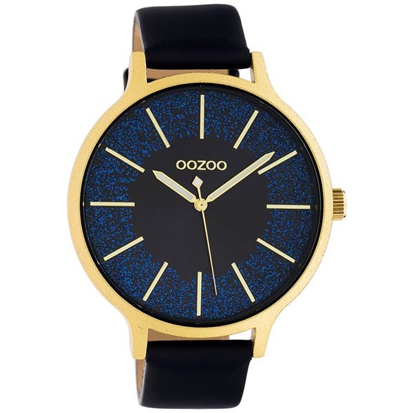 OOZOO Timepieces C10568 Blue Leather Strap
