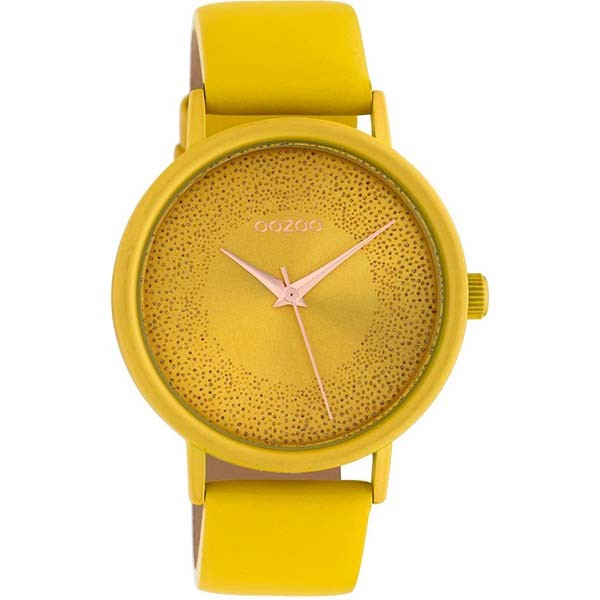 OOZOO Timepieces C10577 Yellow Leather Strap