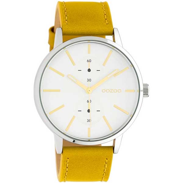 OOZOO Timepieces C10585 Yellow Leather Strap