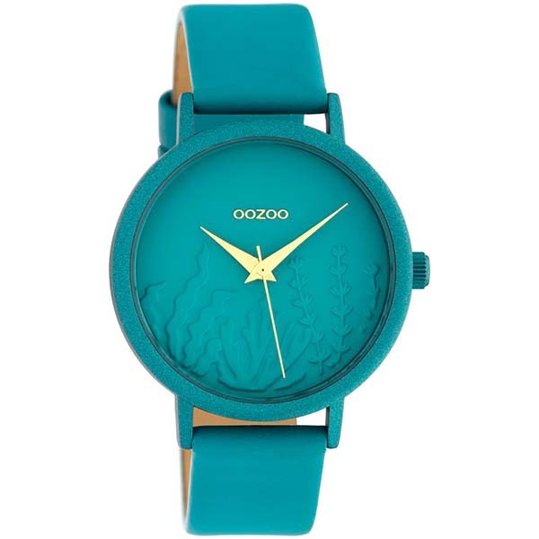 OOZOO Timepieces C10606 Turquoise Leather Strap