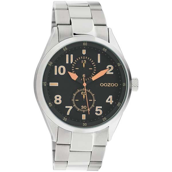 OOZOO Timepieces C10634 Silver Stainless Steel Bracelet