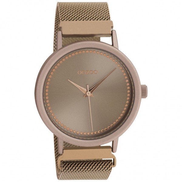OOZOO Timepieces C10683 Rose Gold Metallic Bracelet
