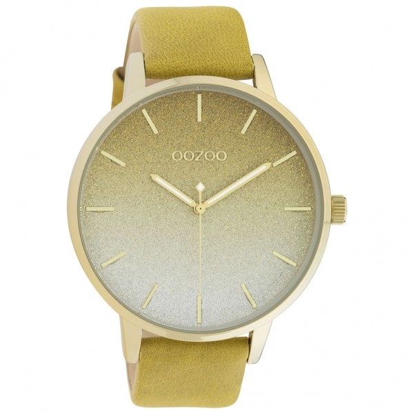 OOZOO Timepieces C10833 Yellow Leather Strap