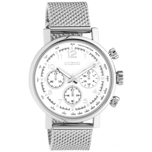 OOZOO Timepieces C10900 Silver Metallic Bracelet