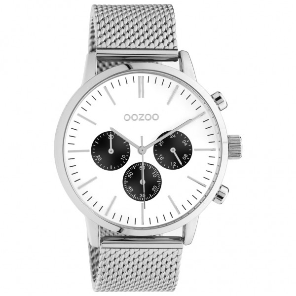 OOZOO Timepieces C10910 Silver Metallic Bracelet