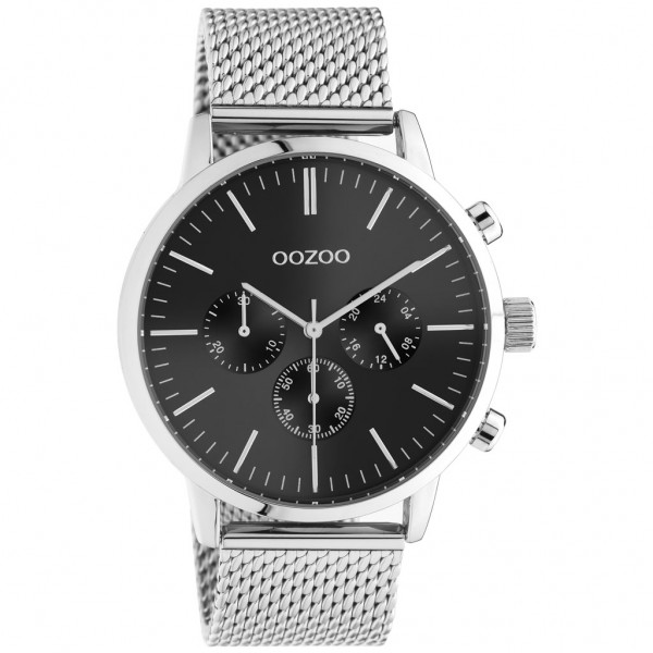 OOZOO Timepieces C10913 Silver Metallic Bracelet