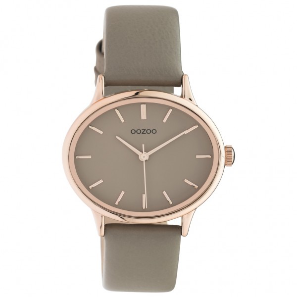 OOZOO Timepieces C10943 Taupe Leather Strap