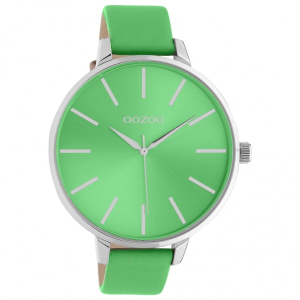 OOZOO Timepieces C10983 Green Leather Strap