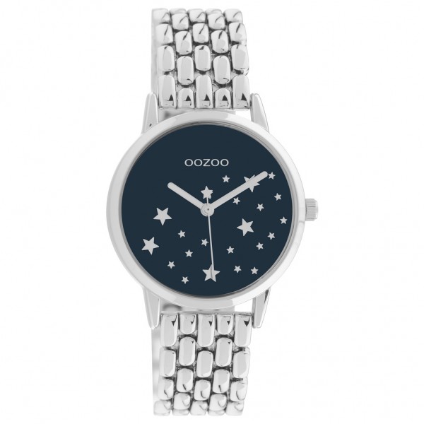 OOZOO Timepieces C11026 Silver Stainless Steel Bracelet