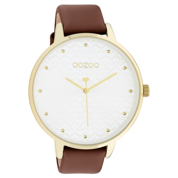 OOZOO Timepieces C11038 Brown Leather Strap