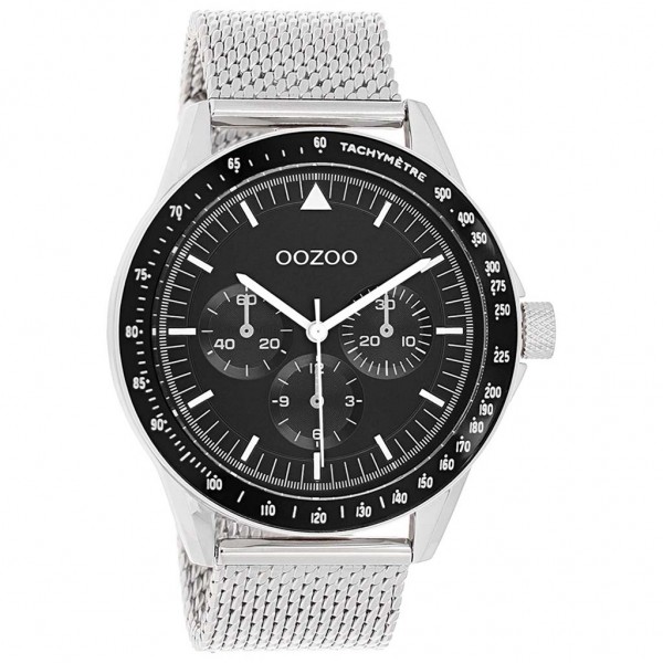 OOZOO Timepieces C11113 Silver Metallic Bracelet