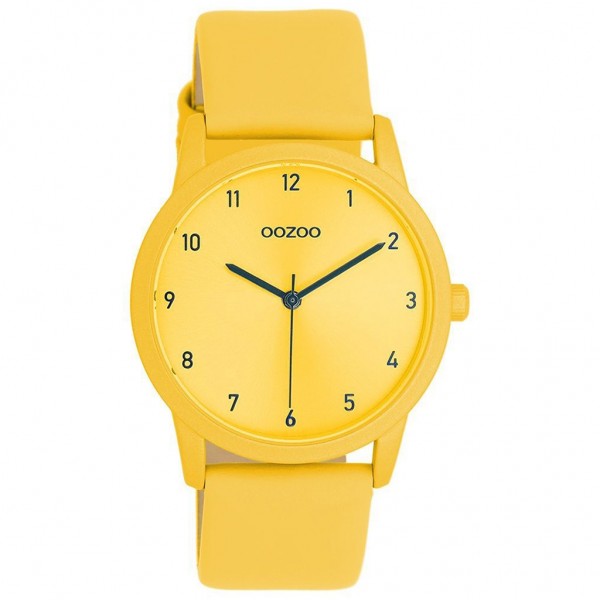 OOZOO Timepieces C11168 Yellow Leather Strap