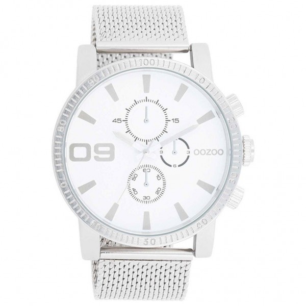 OOZOO Timepieces C11213 Silver Metallic Bracelet