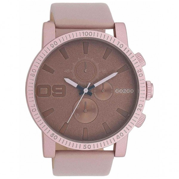 OOZOO Timepieces C11218 Pink Leather Strap