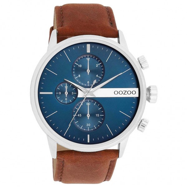OOZOO Timepieces C11221 Brown Leather Strap