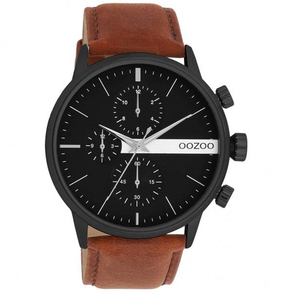 OOZOO Timepieces C11223 Brown Leather Strap