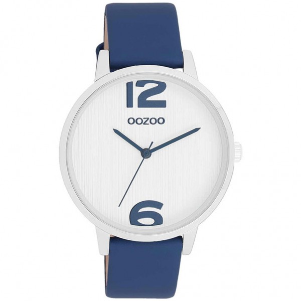 OOZOO Timepieces C11238 Blue Leather Strap