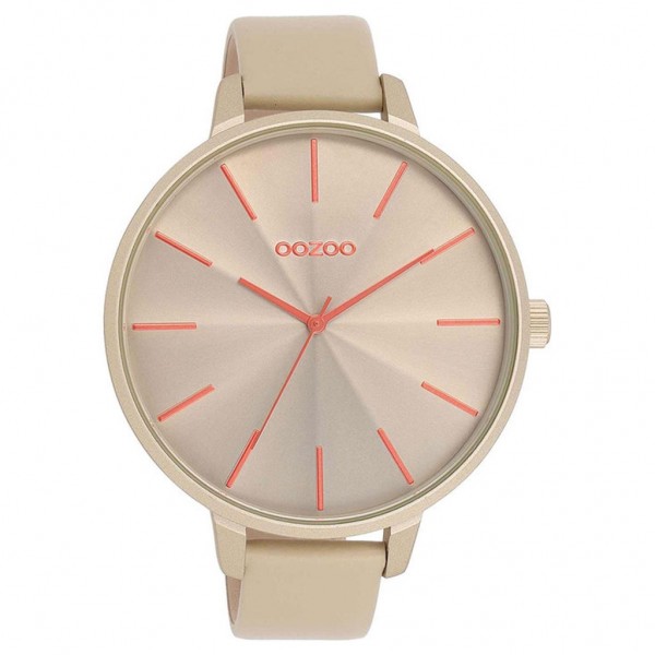 OOZOO Timepieces C11251 Beige Leather Strap