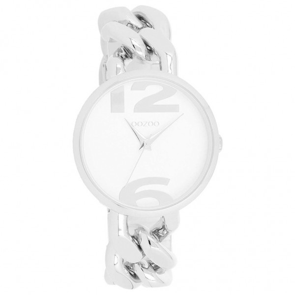 OOZOO Timepieces C11260 Silver Metallic Bracelet