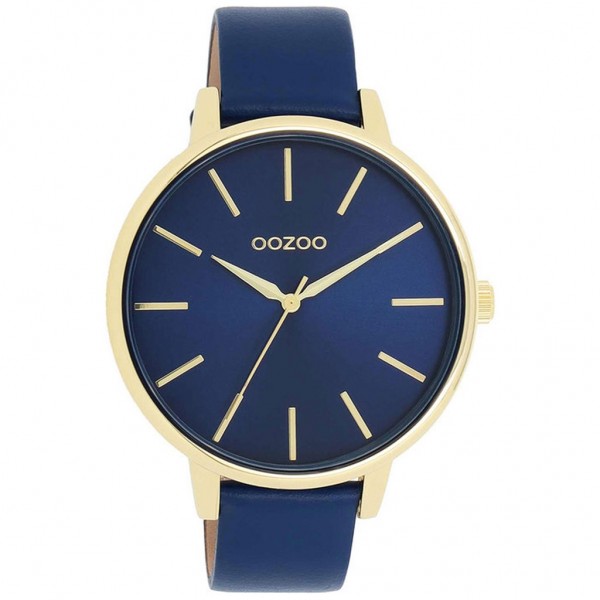 OOZOO Timepieces C11292 Blue Leather Strap