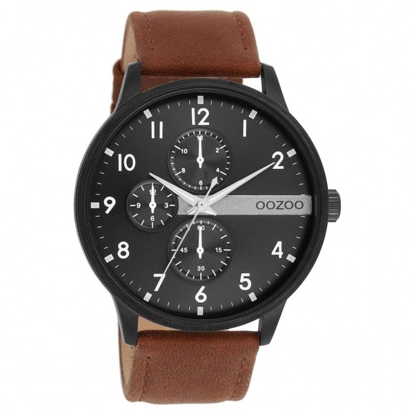 OOZOO Timepieces C11307 Brown Leather Strap