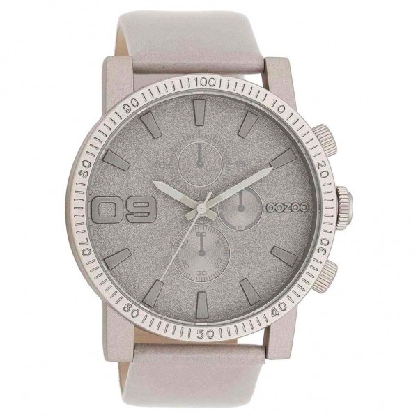OOZOO Timepieces C11311 Beige Leather Strap