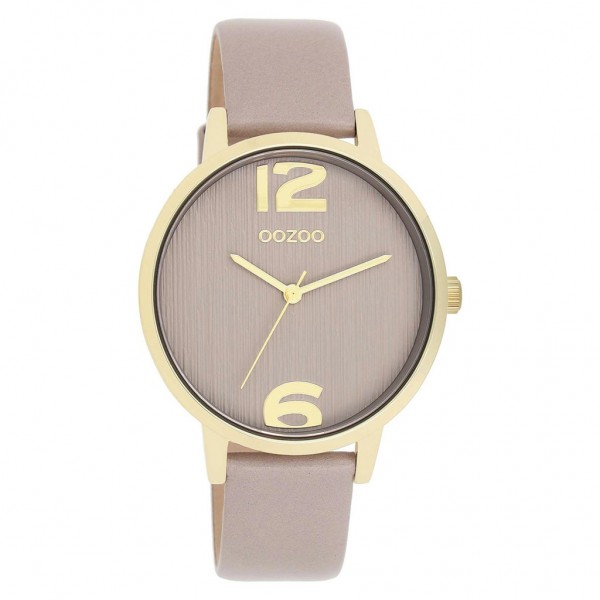 OOZOO Timepieces C11342 Beige Leather Strap