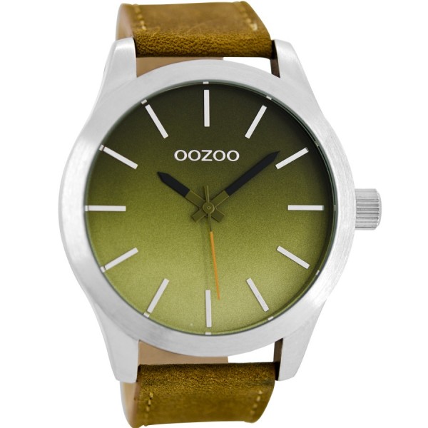 OOZOO Timepieces C8556 Brown Leather Strap