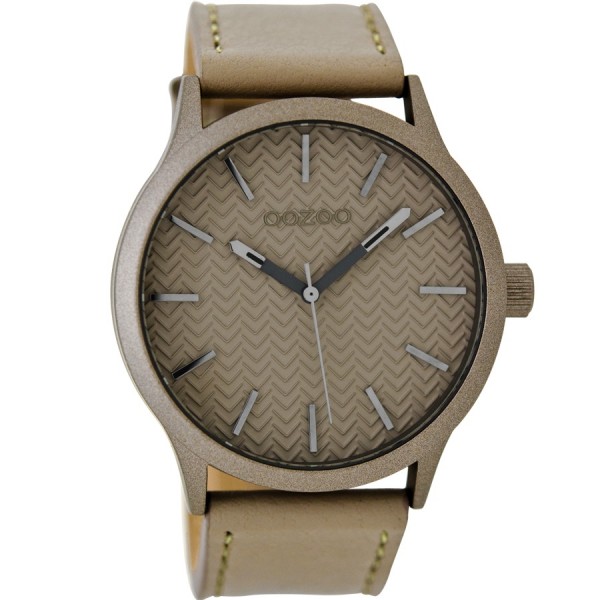 OOZOO Timepieces C9018 Brown Leather Strap