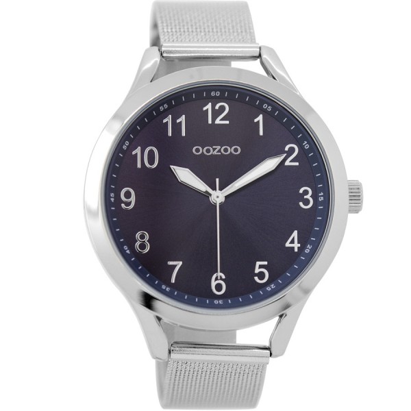 OOZOO Timepieces C9118 Silver Metallic Bracelet