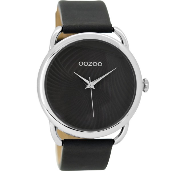 OOZOO Timepieces C9163 Grey Leather Strap