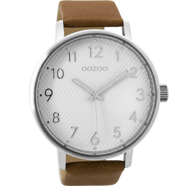 OOZOO Timepieces C9401 Brown Leather Strap