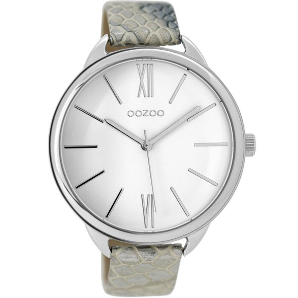 OOZOO Timepieces C9511 Light Blue Leather Strap