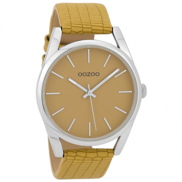 OOZOO Timepieces C9582 Yellow Leather Strap