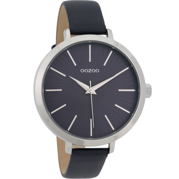 OOZOO Timepieces C9671 Blue Leather Strap