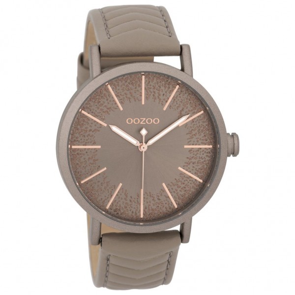 OOZOO Timepieces C9693 Brown Leather Strap